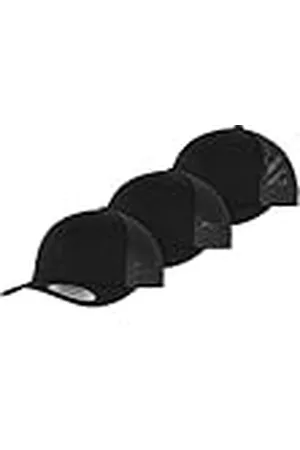 Flexfit Unisex vuxna en storlek retro truckerbil 3-pack svart svart, , one size
