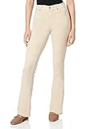 7 for all Mankind Bootcut sammet tapioca