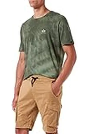 Alpha Industries Aplha industries Herr bomull twill joggingshorts Bermuda, khaki, XXL