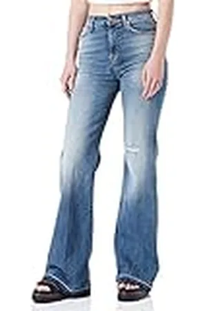 7 for all Mankind Kvinnors moderna dojo jeans, , normal