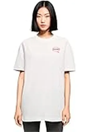 Merchcode Dam-t-shirt MRKEBAB dam överdimensionerad pojkvän te, överdimensionerad passform, bomull 100%, S, , S