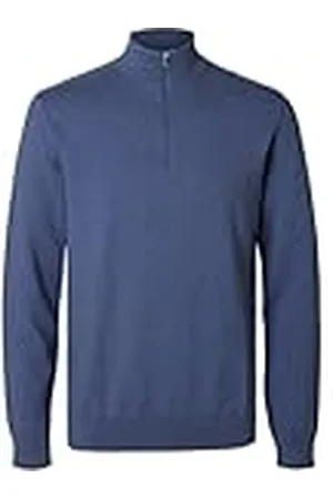 SELECTED Slhberg halvdragkedja cardigan Noos, , XL