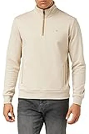 Hackett Herr Jacq Trim HZ tröja, fjäder grå, M