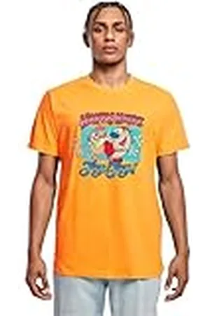 Merchcode T-shirt för män ren och stimpy – Joy Joy T-Shirt, normal passform, 100% bomull, , M