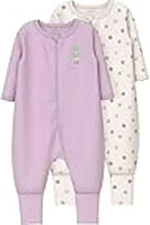 NAME IT Namn it baby dam Nbfnightsuit 2P Zip Ff Jet Dot Noos (2-pack), , 56
