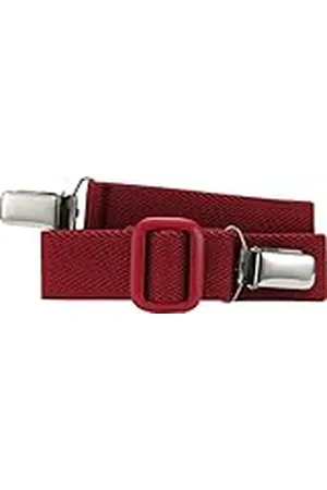 Playshoes Unisex elastiskt med klippbälte, Röd (rot), 74/110 cm