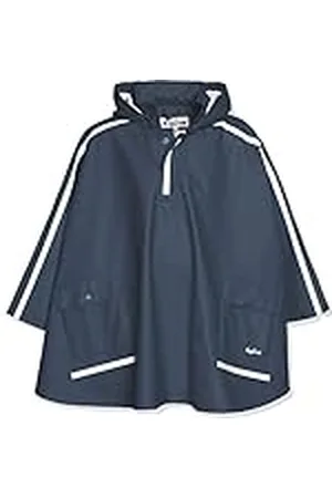 Playshoes Unisex barn Regen-Cape Langer Rücken regn lång rygg, Marin, 128