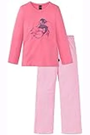 Schiesser Maritim Mädchen Anzug Lang pyjamasset för flickor