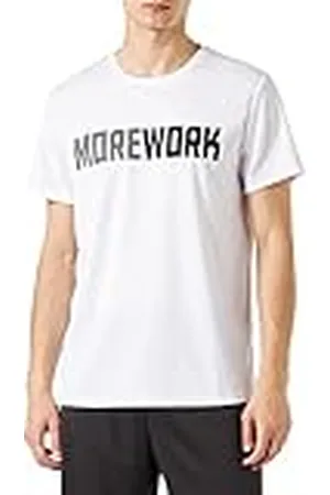 Koton Män Basic Sport T-shirt Slogan Tryckt Crew Neck, , L