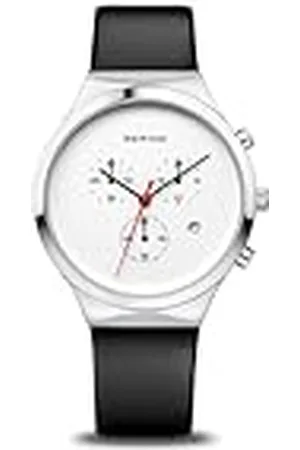 Bering Unisex Analogt Quarz Classic Collection armbandsur med Rostfritt stål Armband och Safirglas