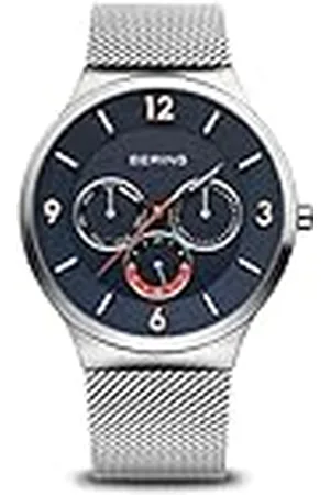 Bering Herrklocka quartz urverk - Klassisk kollektion med rostfritt stål och safirglas 33441-007