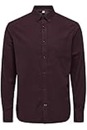 Only & Sons Onsroad Life Reg Melange Ls skjorta långärmad skjorta, , XL
