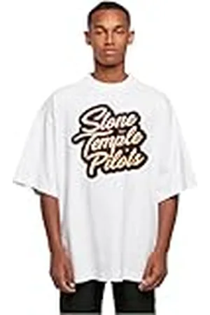 Merchcode T-shirt för män Stone Temple Pilots – Script Master Huge Tee, överdimensionerad passform, bomull 100 percent, L, , L