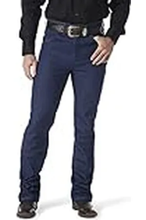 Wrangler Jeans med cowboysnitt för män, smal passform, traditionell bootcut, , 33W / 33L