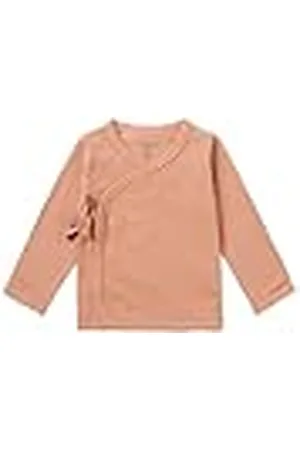 Noppies Baby Baby flicka flicka wrap top Norland långärmad tröja axelband/cami skjorta, Rose Dawn-N026, 86, , 86 cm