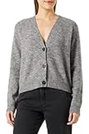Camel Active Womenswear Dam 309556/8K61 kofta, flanell melange, S