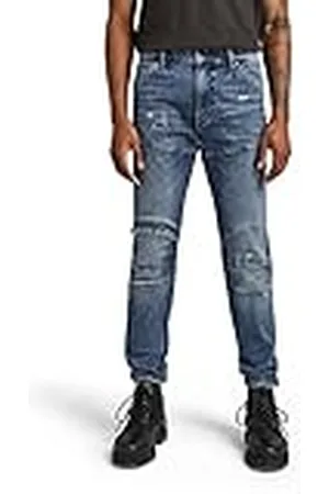 G-Star RAW Herrar 5620 3D dragkedja knäböj skinny jeans, blå (används 8968-a967), , 29W x 32L