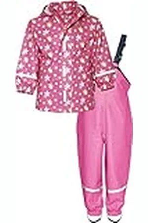 Playshoes Barn Regndräkt Set, Rosa, 128 cm