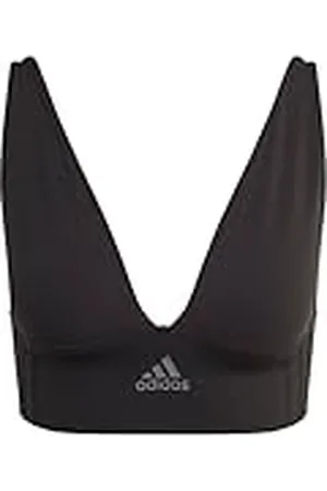 adidas Aktiv Micro Stretch Longline Plunge sömlös BH för kvinnor, , L