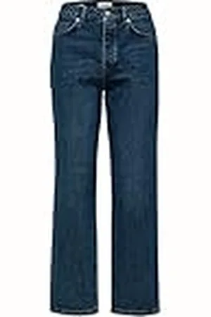 SELECTED Slfkate Hw Straight Inky Blu Jean W Noos för kvinnor, , 25W x 32L