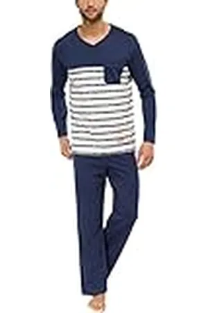 Schiesser Anzug Lang pyjamasset för män, , XL
