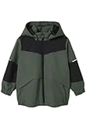 NAME IT Unisex NMNMATCH10 jacka 1FO allvädersjacka, Thyme, 98, , 98 cm
