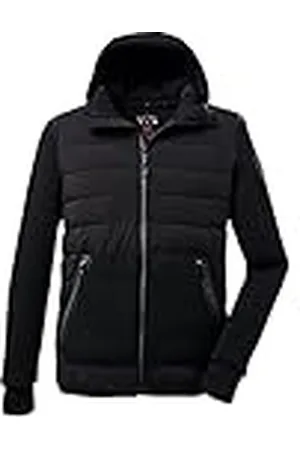 Killtec Hybrid jacka med huva för män, Noir, XXL