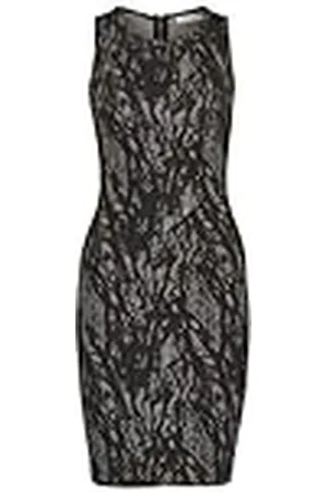 Calvin Klein Jeans dam Roxie mörk stickad Rn klänning N/S