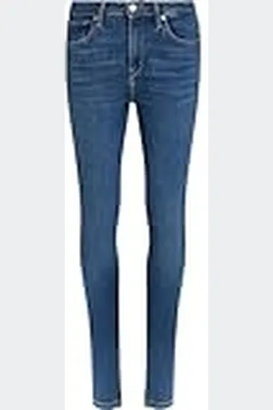 Tommy Hilfiger Dam NOS COMO SKINNY RW MID BLUE WW0WW4248802D021, BLÅ (Nos Mid Blue), 33W/30L, , 33W / 30L
