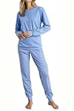 Calida Daylight Dreams pyjamas manschetter hydrangea blå, storlek 80 C, , 48-50