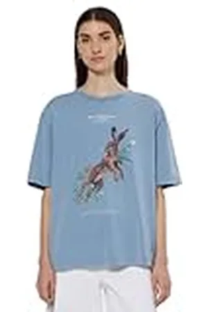 Scotch&Soda Washed Artwork lös T-shirt, , XS