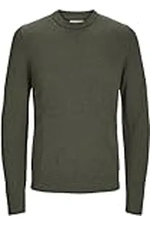 JACK & JONES JACK&JONES Jprcclambsull stickad crew neck Sn, Havsköldpadda/detalj: melerad, L