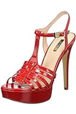 Guess Dam Kamali-patent Pu T-spangpumpar, Bianco, - 40 EU