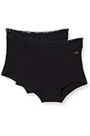 Sloggi Dam Period Pants Medium 2P Short, svart, L, svart, L
