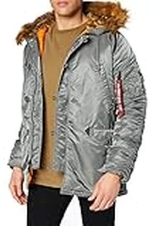 Alpha Industries Vinterjacka för män med fuskpäls, , L