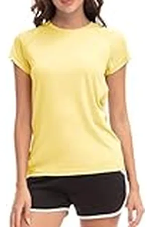 MEETWEE Dam surfskjorta Rash Guard UV-skjortor simning Tankini UPF 50+ kortärmad badskjorta badmode skjorta, , XL