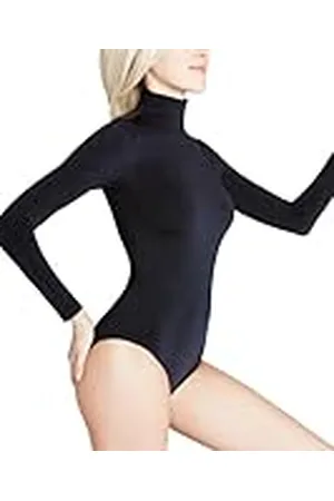 Falke Dam Body Rich Cotton – bomullsblandning, 1 st, svart (svart 3009), storlek: S