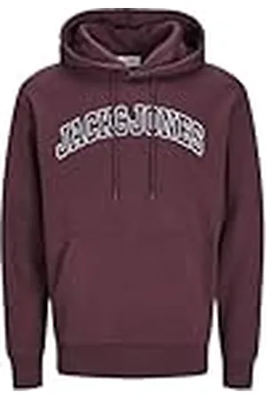 JACK & JONES JACK&JONES PLUS JJECALEB Varsity Sweat Hood NOOS PLS, , 4XL