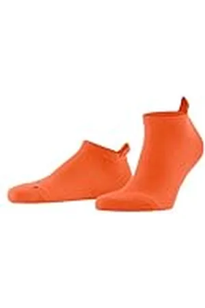 Falke Unisex sneakerstrumpor Cool Kick Sneaker U SN mjuka andningsbara snabbtorkande kort enfärgade 1 par, orange (Orange Ray 8061) nya – miljövänliga, 44–45, Orange (Orange Ray 8061) ny –
