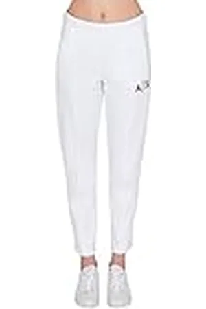 Armani Exchange Dam dubbel ansiktsinterlock, logotyp på framsidan träningsbyxor, , XL