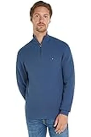 Tommy Hilfiger Herrtröja med dragkedja utan huva, , XS