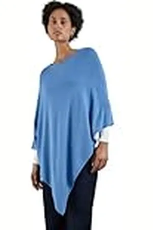 Street one Modehalsduk A580760 finstickad poncho, marinblå blå, A, , A