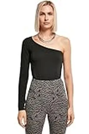 Urban classics Damer kvinnor organisk asymmetrisk One Sleeve Shapewear helkropp, , XL