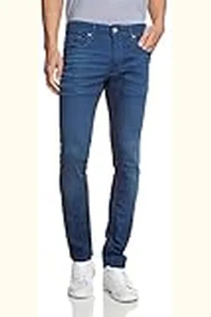 SELECTED Män Straight Leg Jeans Three Dean 4176 NOOS I