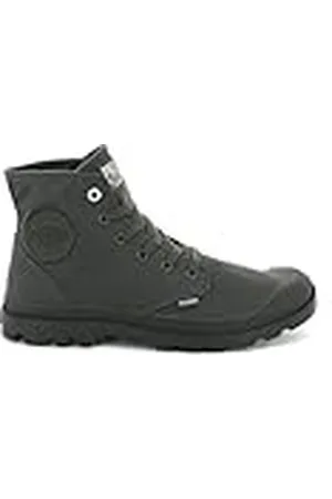 Palladium MONO krom ~ dark grå ~ M 73089-017-M unisex vuxen halvskor med snörning, , 46 EU