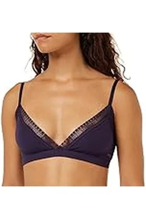 Sloggi Dam GO Ribbed bralette topp, blåbär, M, blåbär, M