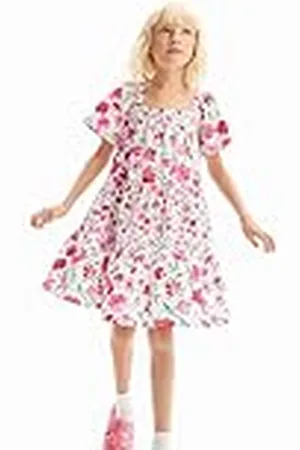 Desigual Designual Flickors Vest_Ariel klänning, vit, 14 år, , 14 År