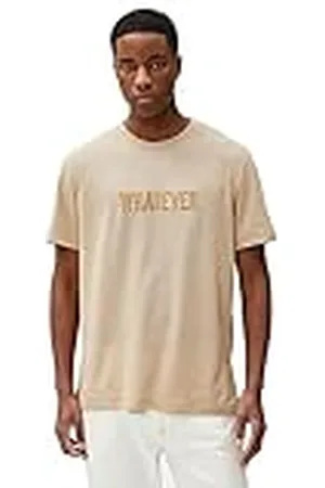 Koton Herr slogan broderad näsduk rund hals kortärmad t-shirt, , XXL