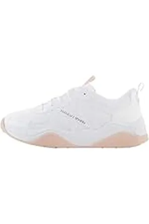 Armani Exchange Dam Cher, Side-logotyp, färgkontraster sneakers, , 37 EU