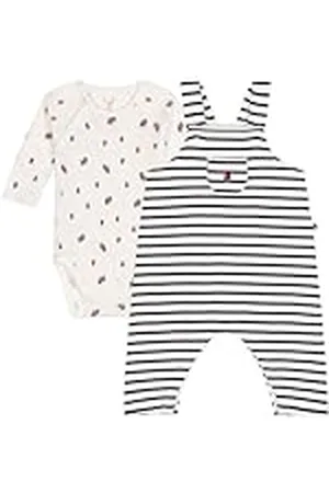 Petit Bateau Unisex barn träningsoverall set, , 0-3 mesi